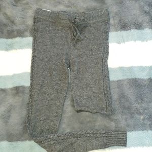 Grey sweater leggings